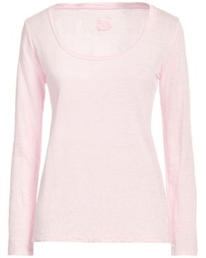 120% Lino T-Shirt Linen - Pink