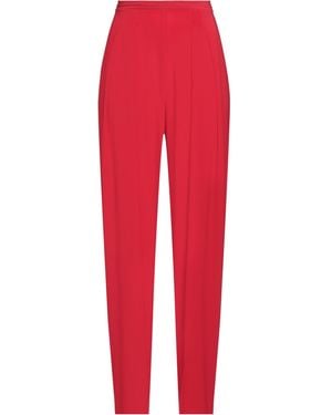 Norma Kamali Pantalon - Rouge