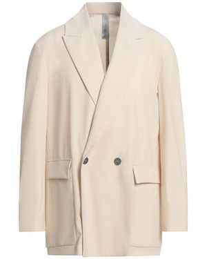 Hevò Ivory Blazer Polyester, Virgin Wool, Elastane - Natural