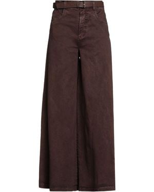 Motel Pantaloni Jeans - Marrone