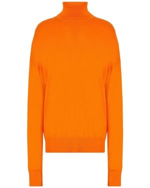 8 by YOOX Turtleneck - Orange