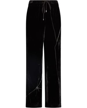 Gentry Portofino Trousers Viscose, Silk - Black