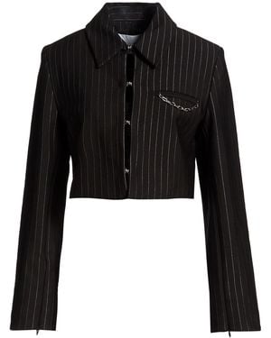 Ganni Jacket Ecovero Viscose, Polyester, Elastane - Black