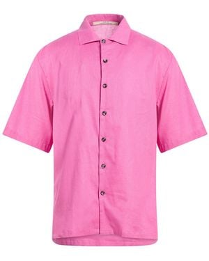 Messagerie Patrizio Piscaglia Fuchsia Shirt Linen, Viscose - Pink