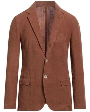 120% Lino Blazer - Brown