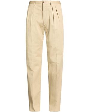 De Petrillo Pants Cotton, Elastane - Natural