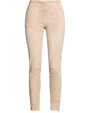 Fabiana Filippi Trousers Leather - Natural