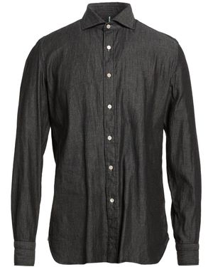 Luigi Borrelli Napoli Camisa Vaquera - Negro