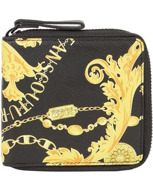 Versace Jeans Couture Wallet Calfskin - Metallic