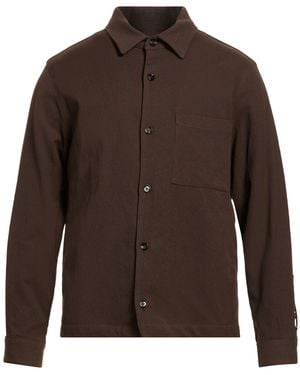 BE ABLE Shirt Cotton, Polyester, Viscose, Polyamide - Brown