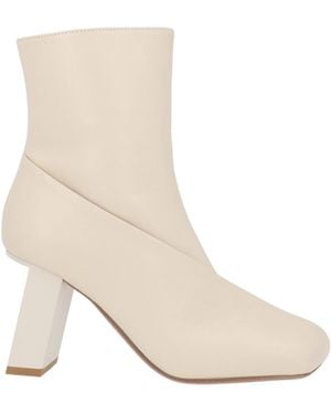 Vic Matié Ankle Boots Leather - Natural