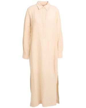 Massimo Alba Maxi Dress Linen, Cotton - Natural