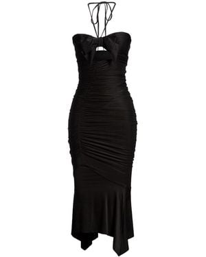 Alexandre Vauthier Vestido Midi - Negro