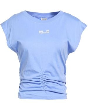 Baum und Pferdgarten T-Shirt - Blue