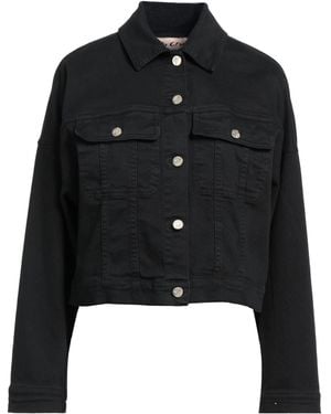 Manila Grace Denim Outerwear - Black