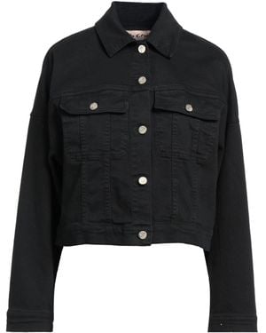 Manila Grace Denim Outerwear - Black