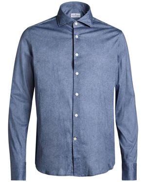 Sonrisa Slate Shirt Cotton - Blue