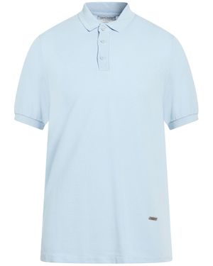 Trussardi Sky Polo Shirt Cotton - Blue