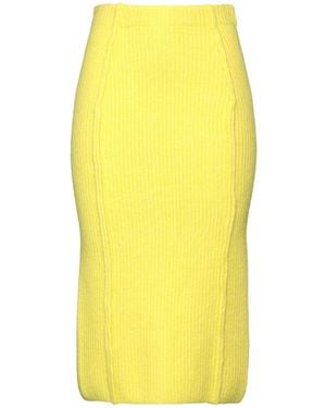 REMAIN Birger Christensen Midi Skirt - Yellow