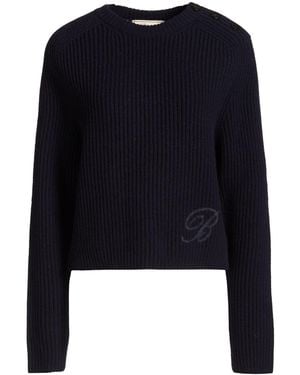 Blumarine Sweater Wool, Cashmere - Blue