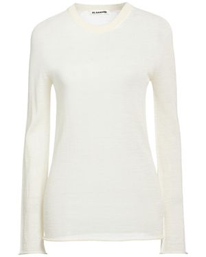 Jil Sander Sweater Alpaca Wool, Wool, Polyamide - White