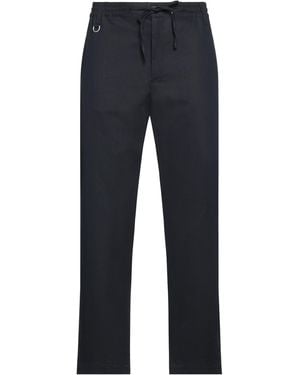 Paolo Pecora Trousers Cotton, Elastane - Blue