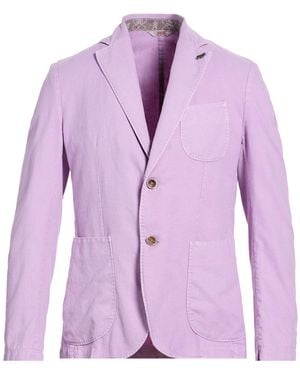 Bob Blazer Cotton, Linen, Polyester - Purple