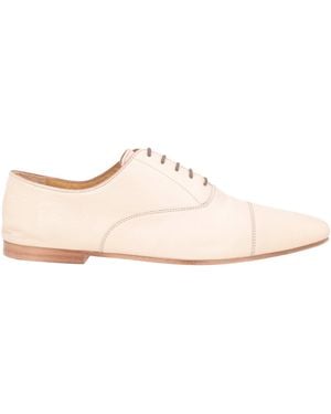 Zilli Cream Lace-Up Shoes Soft Leather - White