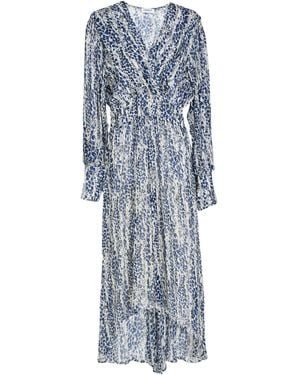 Dondup Maxi Dress Viscose - Blue