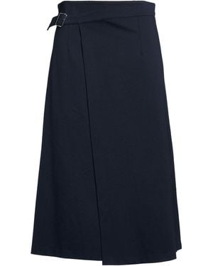 MEIMEIJ Midi Skirt Viscose, Polyamide, Elastane - Blue