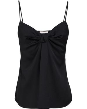 McQueen Top Silk - Black