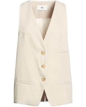 SOLOTRE Tailored Vest Polyester, Elastane - White