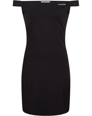 Calvin Klein Mini Dresses - Black