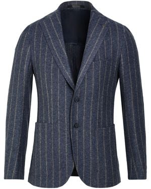 Tagliatore Slate Blazer Acrylic, Virgin Wool, Polyester - Blue
