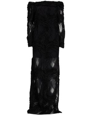 Genny Maxi Dress Polyamide - Black
