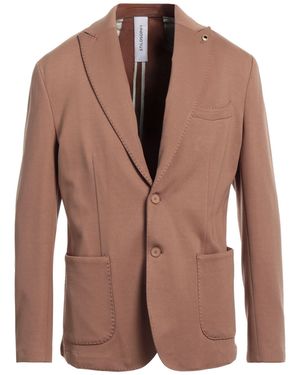 Stilosophy Camel Blazer Viscose, Polyamide, Elastane - Brown