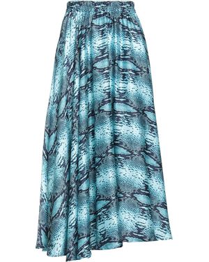 5 PROGRESS Maxi Skirt Polyester - Blue