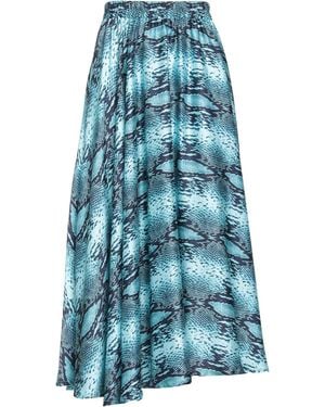 5 PROGRESS Maxi Skirt Polyester - Blue