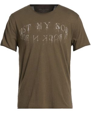 John Varvatos Military T-Shirt Organic Cotton - Green