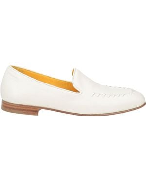 Mara Bini Cream Loafers Leather - Natural