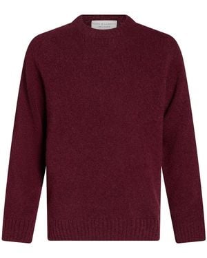 FILIPPO DE LAURENTIIS Burgundy Sweater Alpaca Wool, Merino Wool, Polyamide - Red