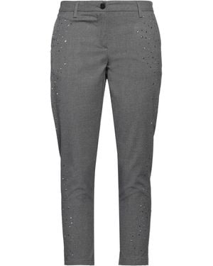 White Sand Pants Polyester, Viscose, Elastane - Gray