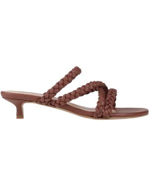 lemlem Sandals Leather - Brown