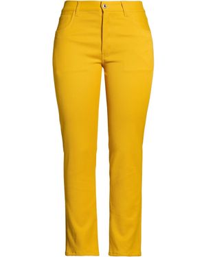 Moschino Couture Jeans Cotton, Elastane - Yellow