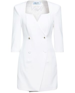 Blugirl Blumarine Mini Dress Polyester, Elastane - White