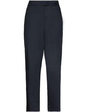 Cappellini By Peserico Midnight Pants Cotton, Elastane - Blue