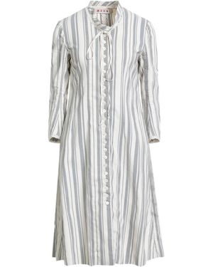 Marni Overcoat & Trench Coat Cotton - White