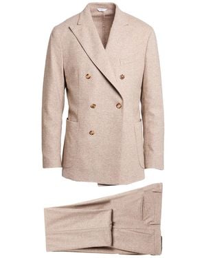 Boglioli Suit Wool, Polyamide, Silk, Polyester, Elastane - Natural