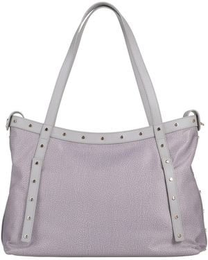 Borbonese Shoulder Bag - Grey