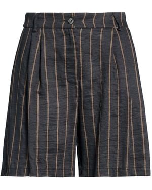 Kaos Charcoal Shorts & Bermuda Shorts Linen, Polyamide - Gray